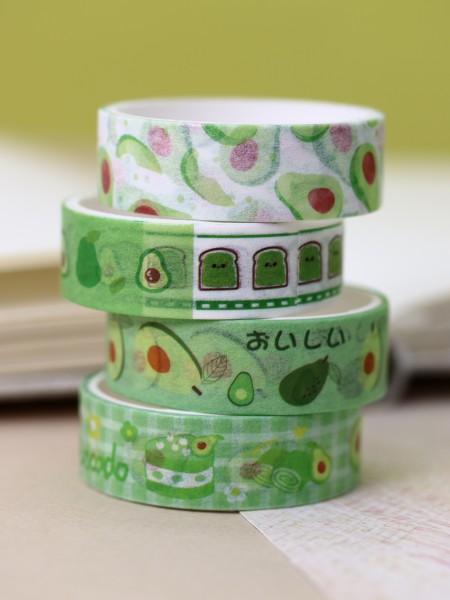 Набор декоративного скотча «Avocado», bunny 