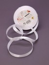 Лента для декора и подарков "Ribbon of Joy", white (1 см*1 м)
