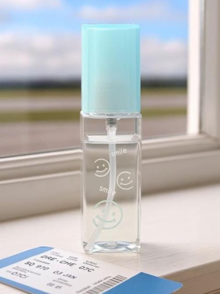 Дорожная бутылочка "Fine smile", green (50 ml) 