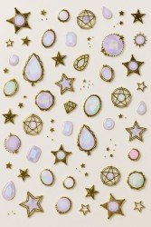 Наклейки "Sea crystals"