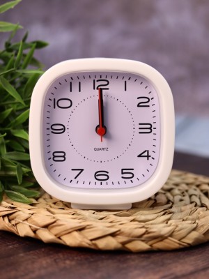 Часы-будильник «TimeTrek», white (11х10,5 см)