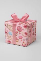 Упаковочная бумага «Donut Delight» 1 рулон, 50*70 см