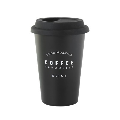 Кружка для напитков "Coffee" black
