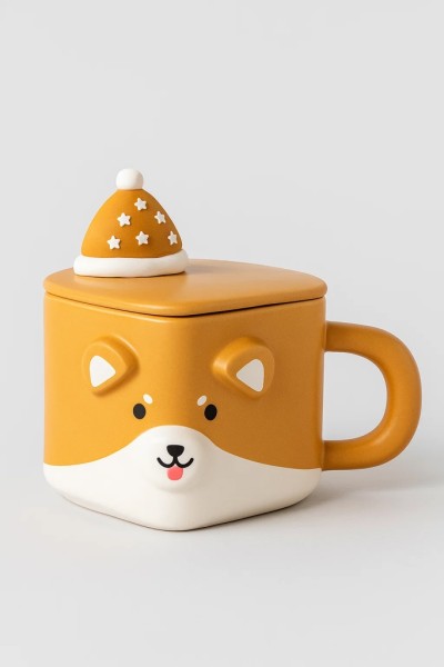 Кружка «Cubic animal, corgi», orange (350 ml) 