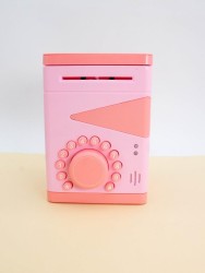 Копилка-сейф электронная "Designer", pink (18x13 см)