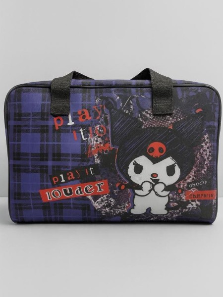 Сумка для внешкольных занятий "Kuromi. Play it louder", (33*22*12 см) 