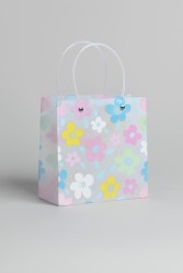 Пакет подарочный прозрачный «Flowers from film», big multi-colored (22*21,5*10)