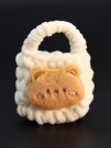 Сумочка для наушников "Bear", beige (11.5*9.5 см)