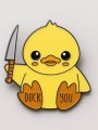 Значок металлический iLikeGift "Killer duck"