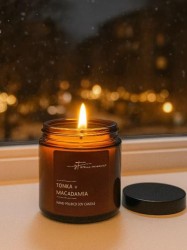 Свеча Stella Fragrance "TONKA MACADAMIA" 90 гр.
