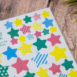 Наклейки "Starry stars", mix color