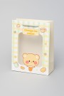 Пакет подарочный (M) "Lovely animals, plaid", green (33*25*12)