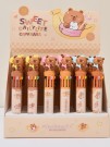 Разноцветная ручка 10 в 1 "Capybara in bed", yellow, шоу-бокс 36 шт.