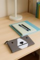 Пенал "Friendly face", grey (19*9 см)