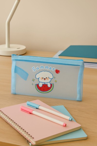 Пенал "Watermelon summer", blue (11.6*19 см) 