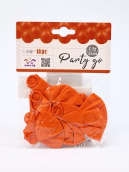 Набор воздушных шаров 10 шт. "Timeless", orange (25 см)