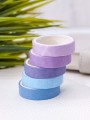 Набор декоративного скотча "Multicolor tone", purple-blue, mix