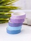 Набор декоративного скотча "Multicolor tone", purple-blue, mix