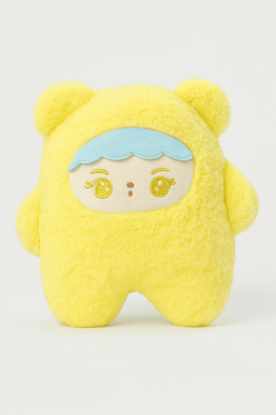 Мягкая игрушка "Fluffy baby", yellow, 19 см 
