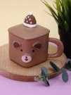 Кружка «Cubic animal, bear», brown (350 ml)
