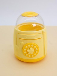 Копилка-сейф "Star bank", yellow (13x11 см)