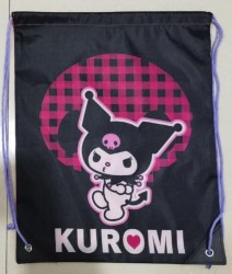 Мешок для обуви "Kuromi",  1 отделение, 43*35 см, полиэстер