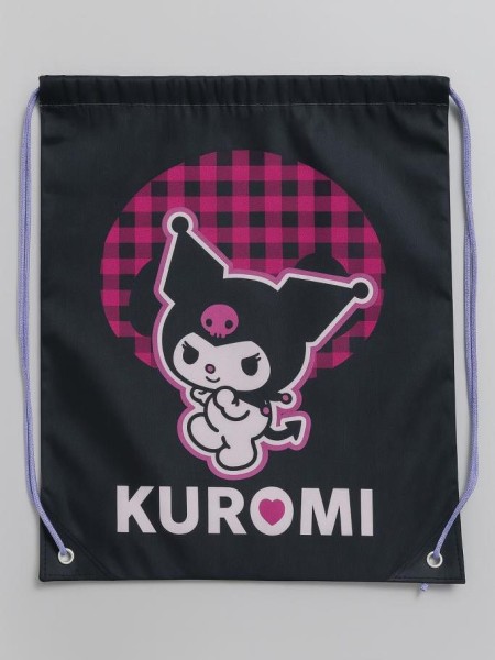 Мешок для обуви "Kuromi",  1 отделение, 43*35 см, полиэстер 