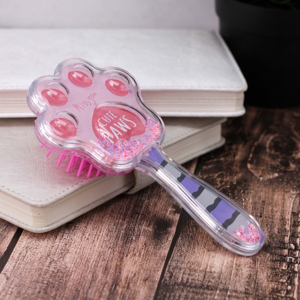 Расческа «Big cat paw», pink 