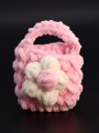 Сумочка для наушников "Flower power", pink (11.5*9.5 см)