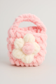 Сумочка для наушников "Flower power", pink (11.5*9.5 см)