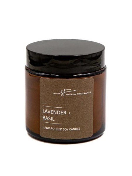 Свеча Stella Fragrance "LAVENDER BASIL" 90 гр. 
