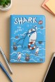 Блокнот (B6) "Shark captain", blue (18.5*13)