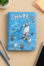 Блокнот (B6) "Shark captain", blue (18.5*13)