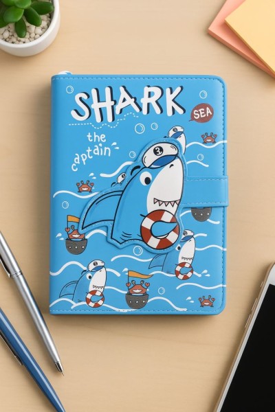 Блокнот (B6) "Shark captain", blue (18.5*13) 