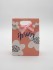 Пакет подарочный (XS) &quot;Big flowers&quot;, red (12x6x16)
