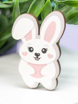 Значок ECO из дерева "Bunny"