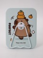 Зеркало настольное "Capybara is happy one", голубое, 12*15,6 см