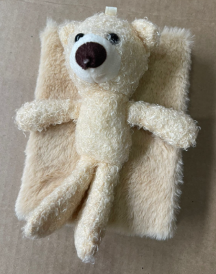 Блокнот плюшевый «Bear», brown, 15х11 см, плотность 80 гр.