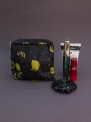 Косметичка "Drawings, lemon", black (12.5*12.5*6.5)