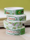 Набор декоративного скотча «Avocado», girl