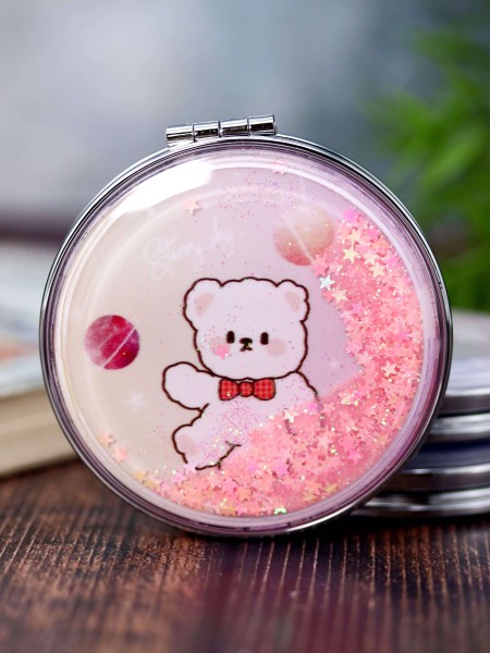 Зеркало "Cosmos bear", pink 
