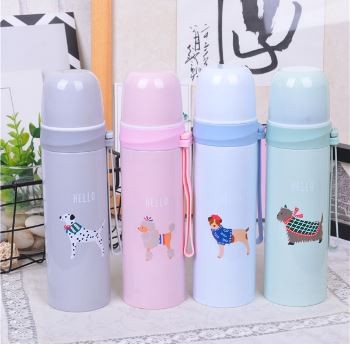 B-HS-6733-Z ТЕРМОС "Hello" grey 350ml 