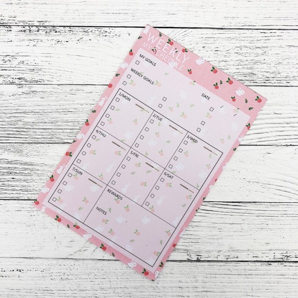 Планнер  "Weekly my schedule" Hare 