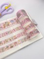 Набор декоративного скотча 4 шт. "Cute ballon" pink