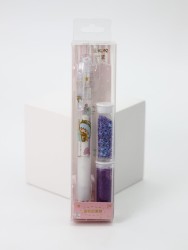 Клеевая ручка с блестками 2 цветов, "Princess Handmade,  white pen"
