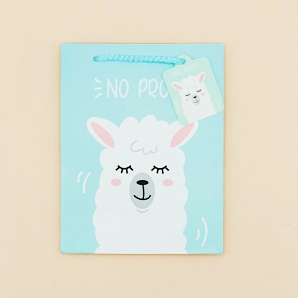 Пакет подарочный "No prob",S 