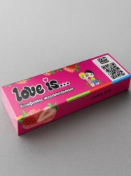 Жевательная конфета "Love is", клубника 24 шт