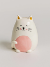 Копилка керамическая «Sleepy cat», white (12,5х10 см)