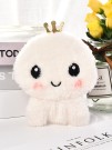 Кошелёк плюшевый "White octopus", white (12*12 см)
