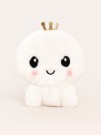 Кошелёк плюшевый "White octopus", white (12*12 см)